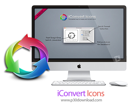 دانلود iConvert Icons v2.8 MacOS - نرم افزار تبدیل فرمت آیکون برای مک