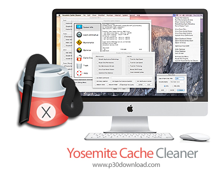 دانلود Yosemite Cache Cleaner v9.0.8 MacOS - نرم افزار حذف فایل های کش سیستم عامل یوزمیتی برای مک