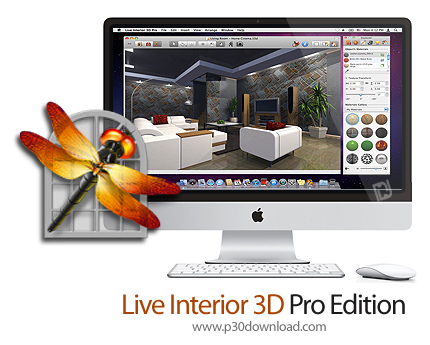 دانلود Live Interior 3D Pro Edition v2.9.8 MacOS - نرم افزار طراحی داخلی خانه برای مک
