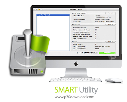 دانلود SMART Utility v3.2.7 MacOS - نرم افزار تشخیص سلامتی دیسک سخت برای مک