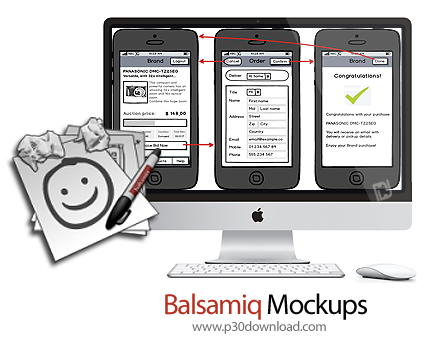 دانلود Balsamiq Mockups v3.5.17 MacOS - نرم افزار طراحی پیش الگوی برنامه ساخته شده برای مک