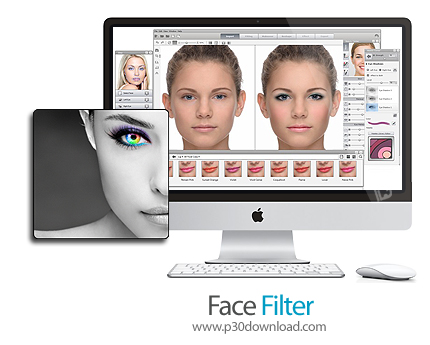 دانلود Face Filter pro v3.05.6519.1 MacOS - نرم افزار روتوش و زیبا سازی صورت برای مک
