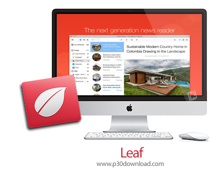 دانلود Leaf v5.2.2 MacOS - نرم افزار خبر خوان RSS برای مک