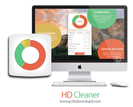 دانلود HD Cleaner v1.1.2 MacOS - نرم افزار مدیریت هارد دیسک برای مک