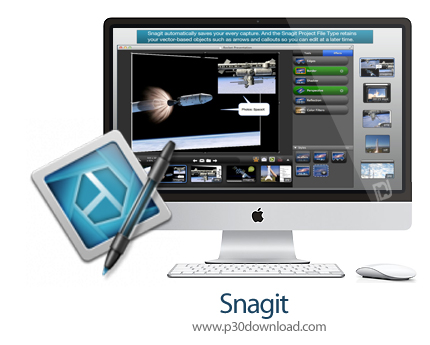 دانلود Snagit v2021.4.9 MacOS - نرم افزار ضبط و ویرایش تصاویر مانیتور برای مک 