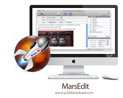 دانلود Mars Edit v4.6.1 MacOS - نرم افزار ساخت وبلاگ و ویرایش آن برای مک