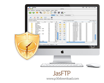 دانلود JasFTP v11.09 MacOS - نرم افزار حرفه ای جابه جایی فایل ها برای مک 