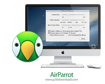 دانلود AirParrot v2.7.3 MacOS - نرم افزار انتقال تصویر به تلویزیون بدون کابل برای مک