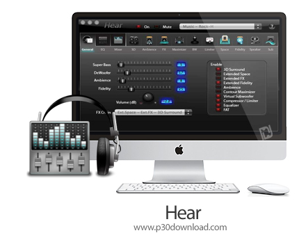 دانلود Hear v1.2.4 MacOS - نرم افزار افزایش کیفیت صدا برای مک