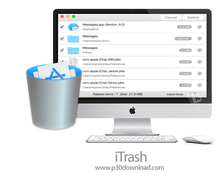 دانلود iTrash v5.3.3 MacOS - نرم افزار حذف کامل فایل ها برای مک