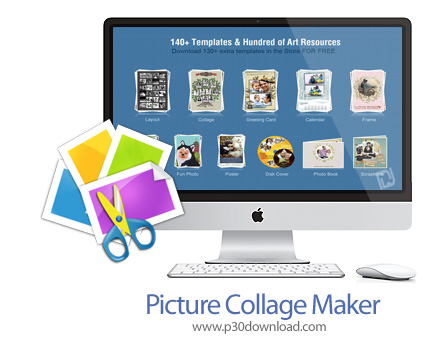 دانلود Picture Collage Maker v3.7.6 MacOS - نرم افزار ساخت آلبوم عکس، تقویم ،کارت تبریک،کارت دعوت بر