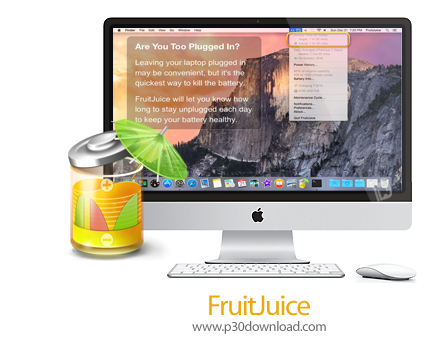 دانلود FruitJuice v2.5.4 MacOS - نرم افزارکنترل در مصرف باتری برای مک