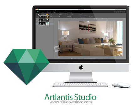 دانلود Artlantis Studio v2021.2.32853 MacOS - نرم افزار طراحی سه بعدی نمای داخلی و خارجی یک ساختمان 