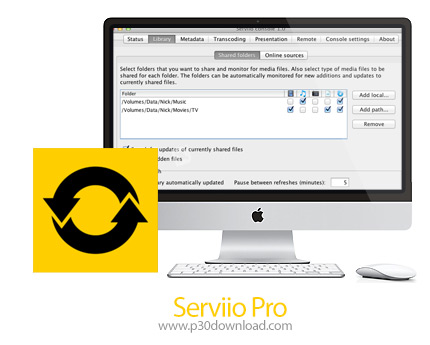 دانلود Serviio Pro v2.2.1 CR2 MacOS - نرم افزار مدیا سرور برای مک
