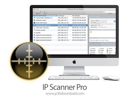 دانلود IP Scanner Pro v5.0 MacOS - نرم افزار اسکن و یافتن آدرس های IP کامپیوترهای شبکه برای مک