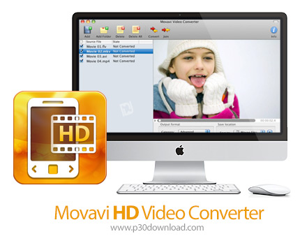 دانلود Movavi HD Video Converter v6.0.0 Multilingual MacOS - نرم افزار تبدیل عکس و صدا و تصویر برای 