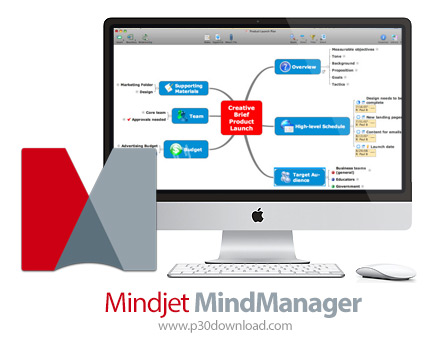دانلود Mindjet MindManager v13.1.115 MacOS - نرم افزار مدیریت ذهن و ایده برای مک
