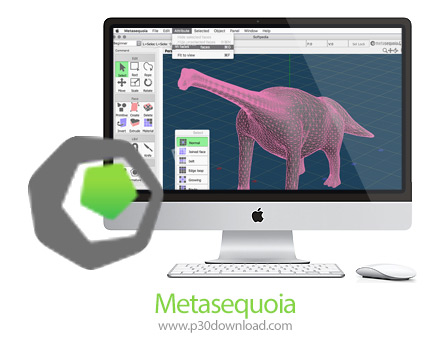 دانلود Metasequoia v4.8.0 MacOS - نرم افزار مدل سازی سه بعدی برای مک
