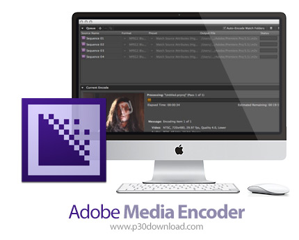 دانلود Adobe Media Encoder CC 2021 v15.4.1 MacOS - نرم افزار تبدیل فرمت های ویدئویی به یکدیگر برای م
