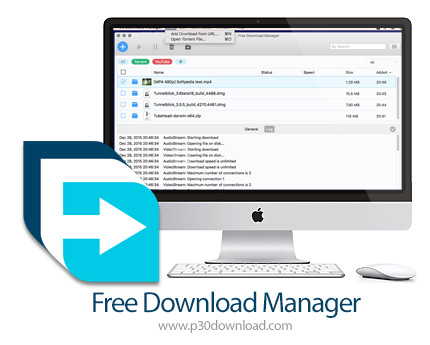 دانلود Free Download Manager v6.18.1 + v5.1.38 MacOS - نرم افزار مدیریت دانلود برای مک