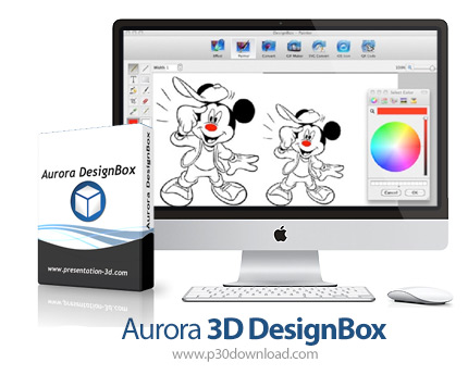 دانلود Aurora 3D DesignBox v1.08.31 MacOS - نرم افزار طراحی، ویرایش و تبدیل تصاویر برای مک