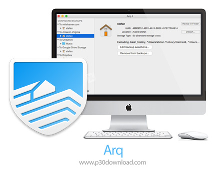 دانلود Arq Backup v5.12.2 MacOS - نرم افزار پشتیبان گیری آنلاین برای مک