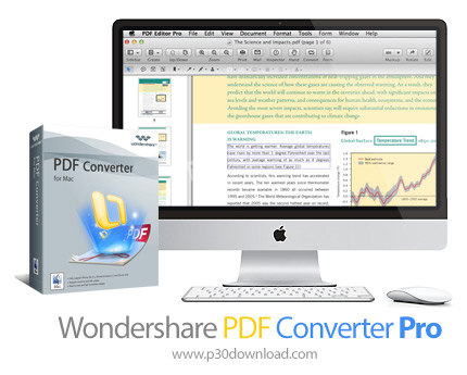 دانلود Wondershare PDF Converter Pro v5.1.0 MacOS - نرم افزار تبدیل و ویرایش فایل های PDF برای مک