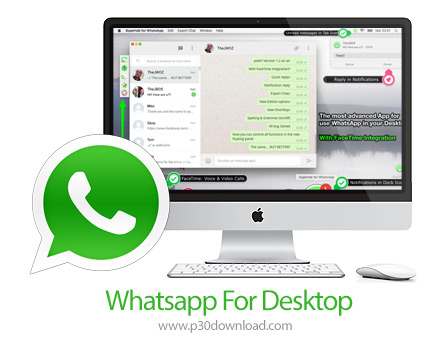 دانلود WhatsApp for Mac v2.2222.12 MacOS - نرم افزار پیام رسان واتس آپ برای مک