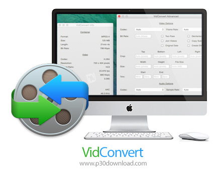 دانلود VidConvert v1.7.2 MacOS - نرم افزار مبدل فایل های ویدئویی برای مک