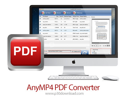 دانلود AnyMP4 PDF Converter v3.2.12 MacOS - نرم افزار تبدیل فایل های PDF برای مک