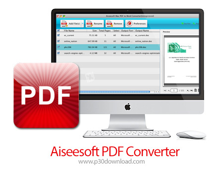 دانلود Aiseesoft PDF Converter v3.3.57 MacOS - نرم افزار مبدل PDF برای مک