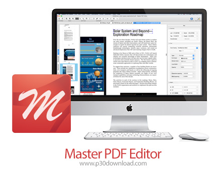 دانلود Master PDF Editor v5.7.90 MacOS - نرم افزار ساخت و ویرایش فایل های پی دی اف برای مک