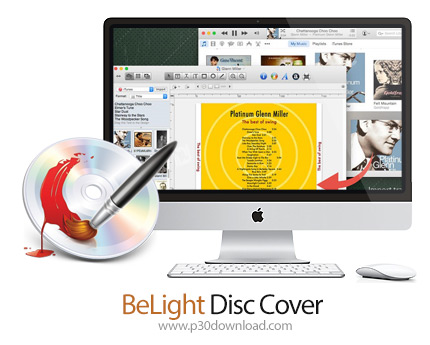 دانلود BeLight Disc Cover v3.1.3 MacOS - نرم افزار طراحی لیبل سی دی و دی وی دی برای مک