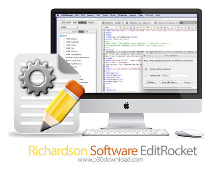 دانلود Richardson Software EditRocket v4.5.4 MacOS - نرم افزار  کد نویسی و ویرایشگر متن برای مک
