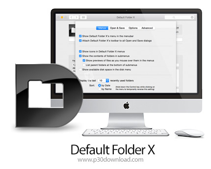 دانلود Default Folder X v5.7.1 fix MacOS - نرم افزار تاریخچه پوشه های بازشده برای مک