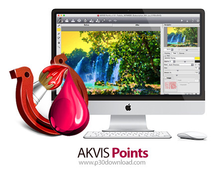 دانلود AKVIS Points v4.0.303.16054 MacOS - پلاگین نقطه چینی فتوشاپ برای مک