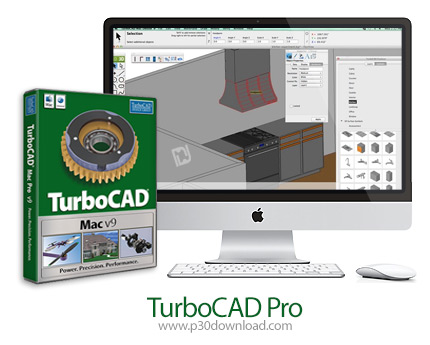 دانلود IMSI TurboCAD Pro v12.0.0 MacOS - نرم افزار طراحی حرفه ای دیجیتال برای مک