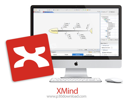 دانلود XMind ZEN v9.1.3 MacOS - نرم افزار پیاده سازی نقشه ها و ایده های ذهنی برای مک