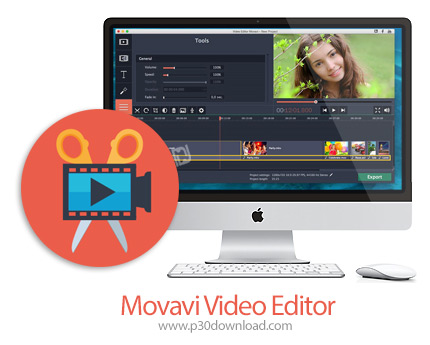 دانلود Movavi Video Editor Plus 2021 v21.4.0 MacOS - نرم افزار ویرایش فیلم ها برای مک