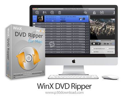 دانلود WinX DVD Ripper v6.7.1 MacOS - نرم افزار تبدیل دی وی دی به فرمت های ویدئویی برای مک