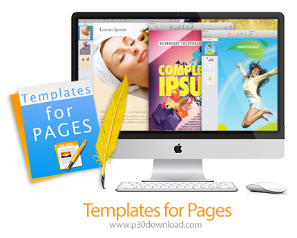 دانلود Templates for Pages v7.4 MacOS - مجموعه قالب های نرم افزار Pages برای مک