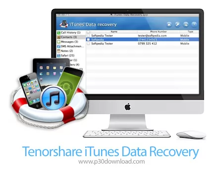 دانلود Tenorshare iTunes Data Recovery v5.1.0 MacOS - نرم افزار بازیابی اطلاعات آیفون برای مک