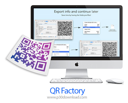دانلود QR Factory - Professional QR Code Creator v2.9.17 MacOS - نرم افزار ساخت کدهای QR برای مک