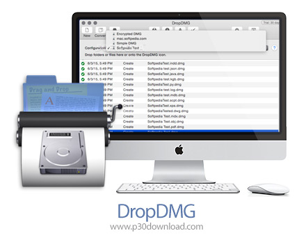 دانلود DropDMG v3.6.4 MacOS - نرم افزار ایجاد فایل ایمیج (DMG) برای مک