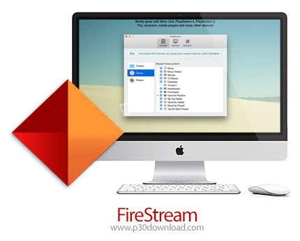 دانلود FireStream v2.0 MacOS - نرم افزار مدیریت UPnP/DLNA برای مک