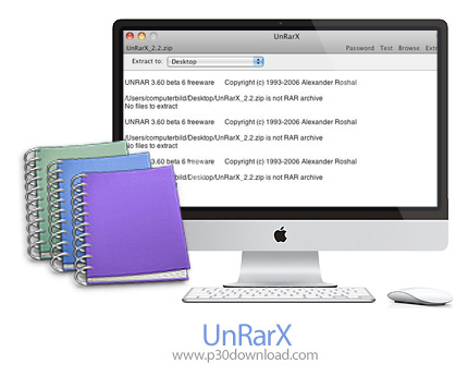 دانلود UnRarX v2.2 MacOS - نرم افزار استخراج فایل های فشرده برای مک