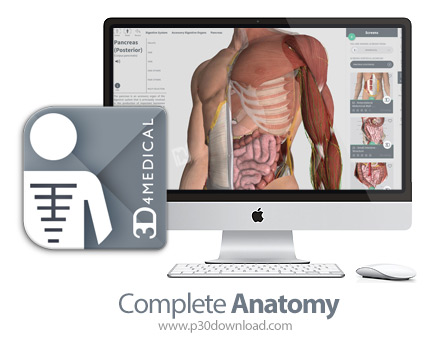 دانلود Complete Anatomy 2019 + Courses 4.0 MacOS - نرم افزار آناتومی کامل بدن انسان برای مک