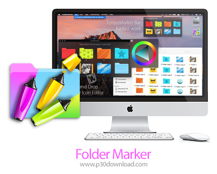 دانلود Folder Marker v2.5.1 MacOS - نرم افزار تغییر آیکون پوشه ها برای مک