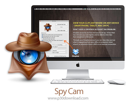 دانلود Spy Cam v3.5 MacOS - نرم افزار تبدیل وب کم به دوربین مدار بسته برای مک