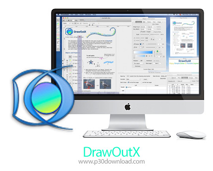 دانلود DrawOutX v2.3 MacOS - نرم افزار ایجاد اشکال مختلف در اسناد برای مک
